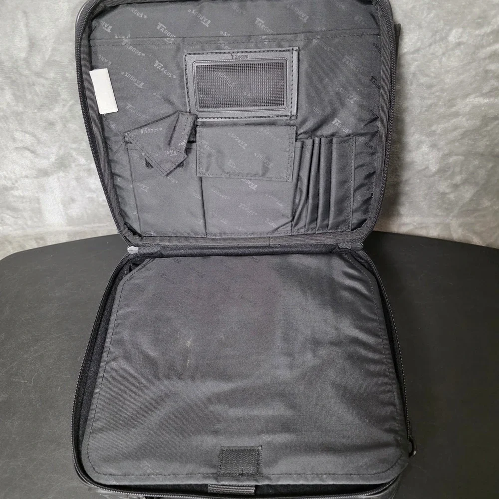 Targus Padded Camera Electronics Travel Bag Case Black FAIR Protective Vintage